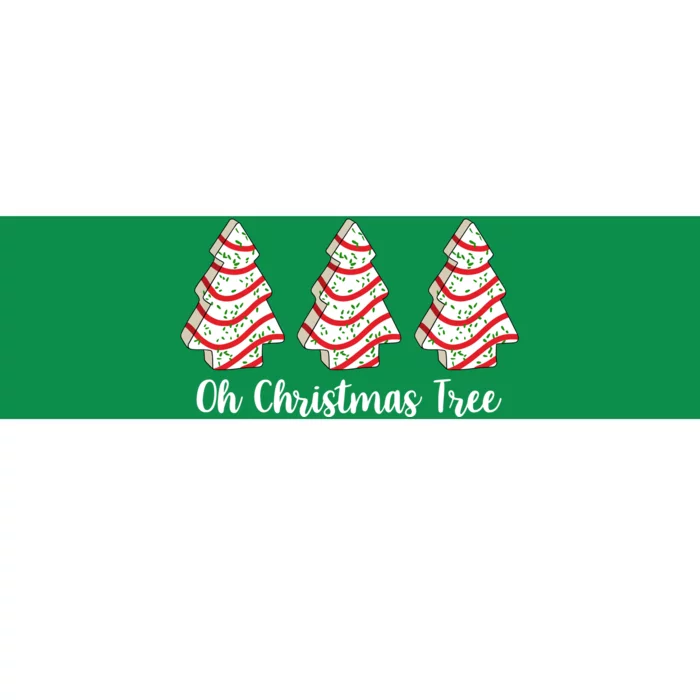 Oh Christmas Tree Holiday Cookie Bumper Sticker