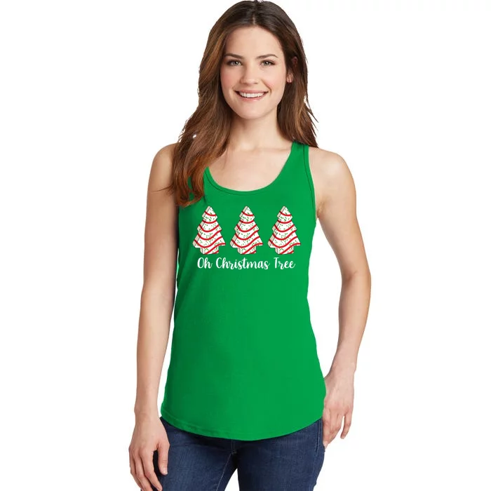 Oh Christmas Tree Holiday Cookie Ladies Essential Tank