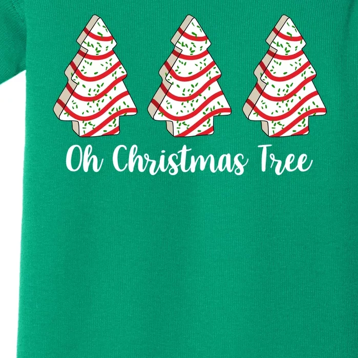 Oh Christmas Tree Holiday Cookie Baby Bodysuit