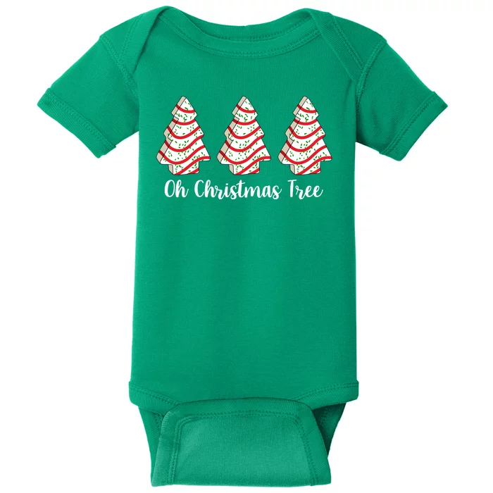 Oh Christmas Tree Holiday Cookie Baby Bodysuit