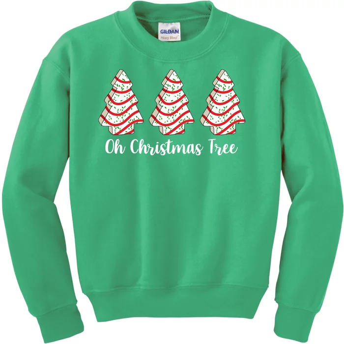 Oh Christmas Tree Holiday Cookie Kids Sweatshirt