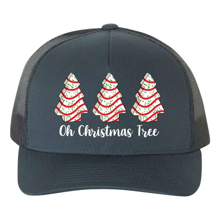 Oh Christmas Tree Holiday Cookie Yupoong Adult 5-Panel Trucker Hat