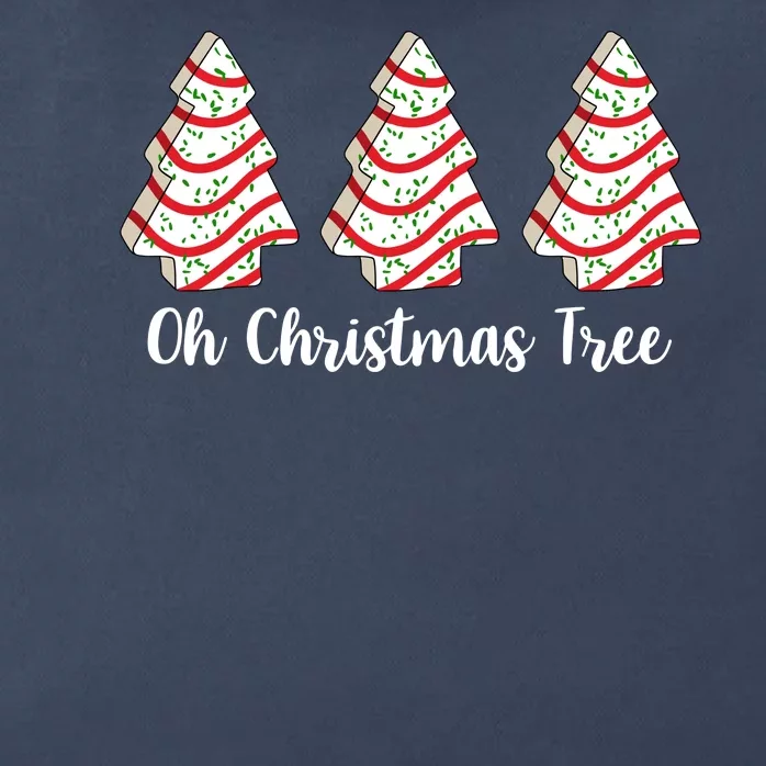 Oh Christmas Tree Holiday Cookie Zip Tote Bag