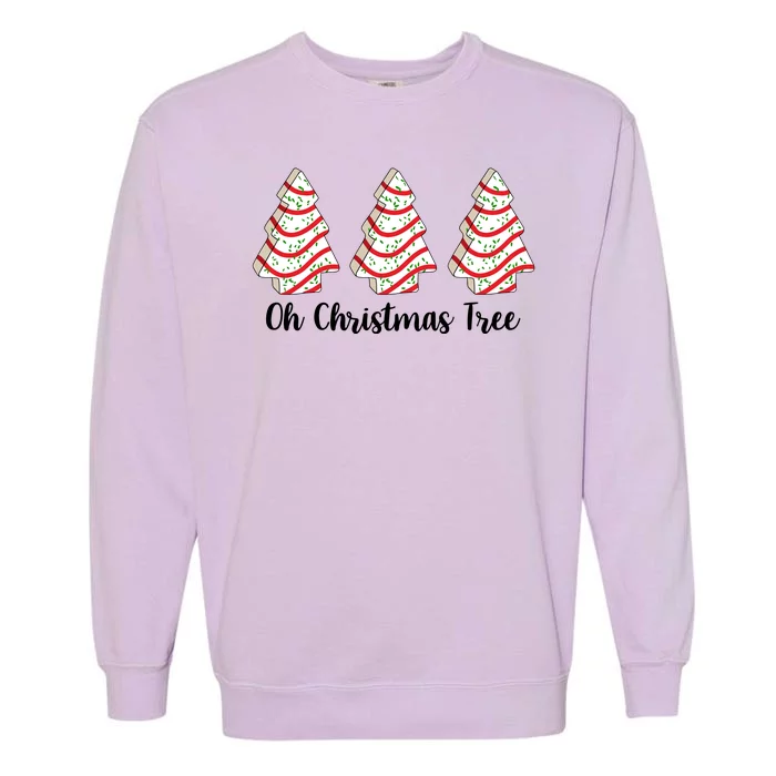 Oh Christmas Tree Holiday Cookie Garment-Dyed Sweatshirt