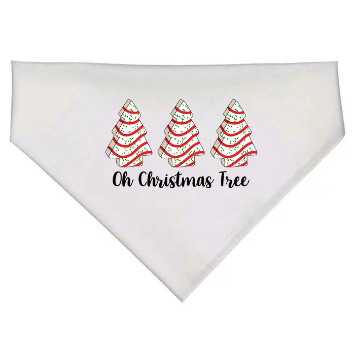 Oh Christmas Tree Holiday Cookie USA-Made Doggie Bandana