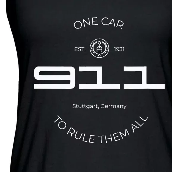 One Car To Rule Them All Legendary Sports Car Iconic 911 Ladies Essential Flowy Tank