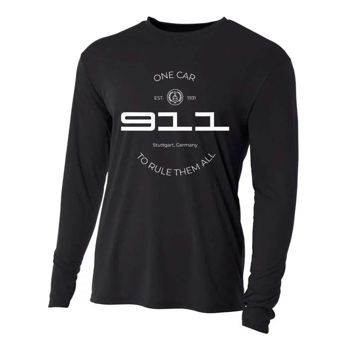 One Car To Rule Them All Legendary Sports Car Iconic 911 Cooling Performance Long Sleeve Crew