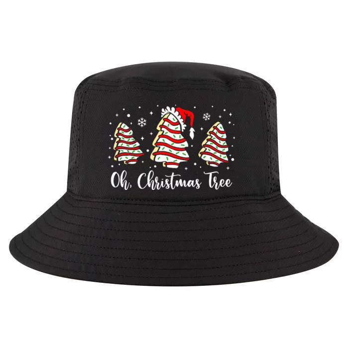 Oh Christmas Tree Cakes Debbie Funny Christmas Snack Cake Cool Comfort Performance Bucket Hat