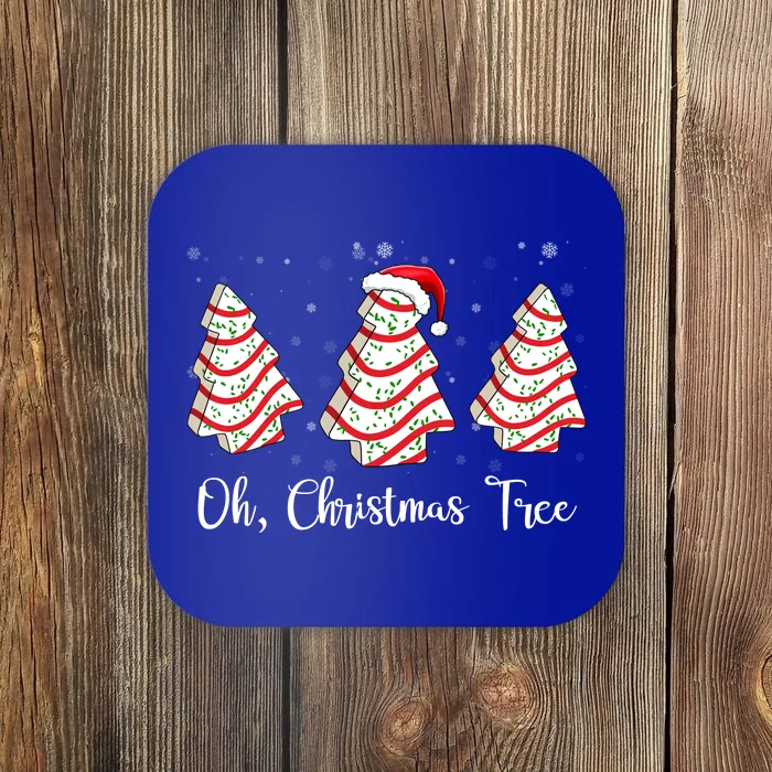 Oh Christmas Tree Cute Holiday Gift Coaster