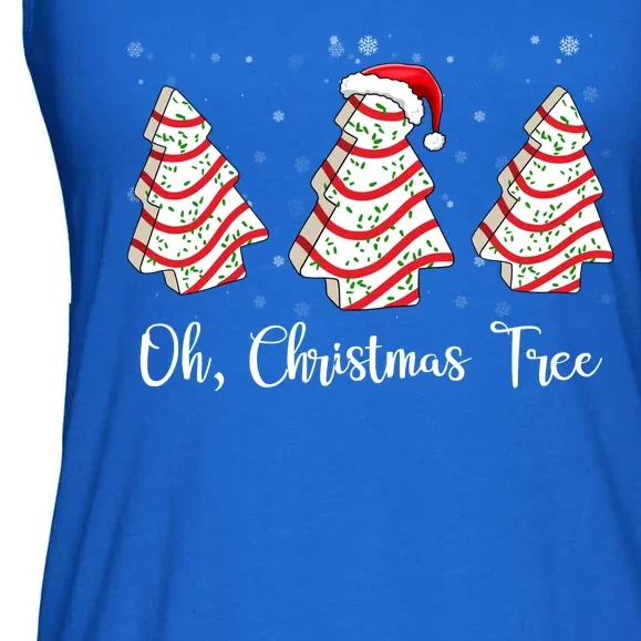 Oh Christmas Tree Cute Holiday Gift Ladies Essential Flowy Tank