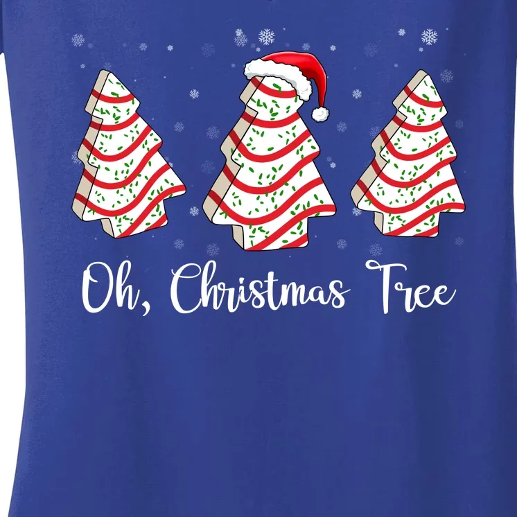 Oh Christmas Tree Cute Holiday Gift Women's V-Neck T-Shirt