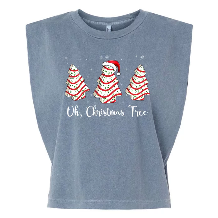 Oh Christmas Tree Cute Holiday Gift Garment-Dyed Women's Muscle Tee