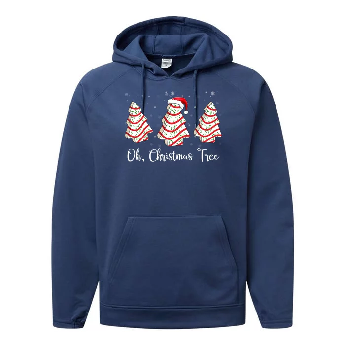 Oh Christmas Tree Cute Holiday Gift Performance Fleece Hoodie