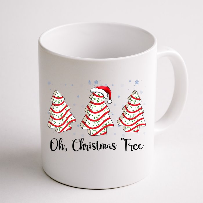 Oh Christmas Tree Cute Holiday Gift Front & Back Coffee Mug