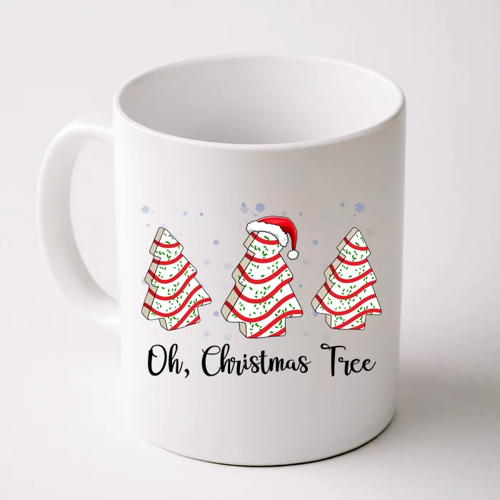 Oh Christmas Tree Cute Holiday Gift Front & Back Coffee Mug