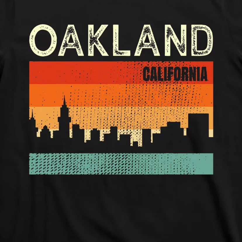 Oakland California Town Skyline T-Shirt