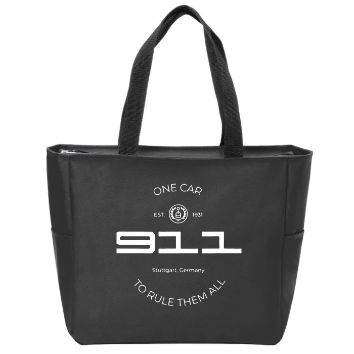 One Car To Rule Them All Legendary Sports Car Iconic Zip Tote Bag