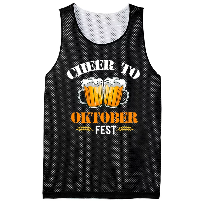 Oktoberfest | Cheer To Oktoberfest Mesh Reversible Basketball Jersey Tank