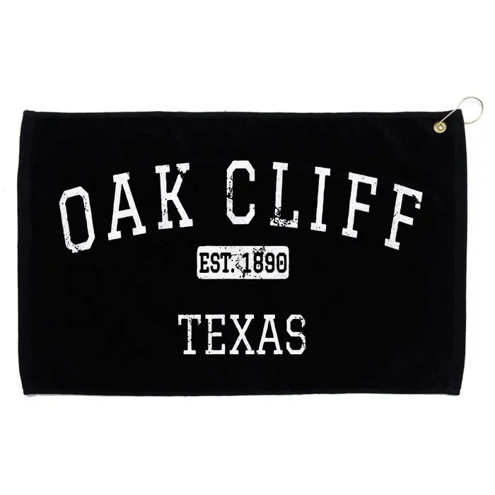 Oak Cliff Texas TX Vintage Grommeted Golf Towel