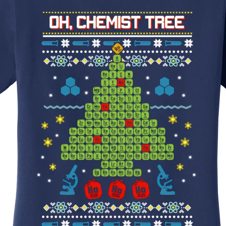 Oh Chemist Tree Christmas Women's T-Shirt