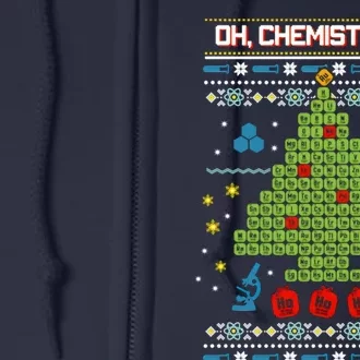 Oh Chemist Tree Christmas Full Zip Hoodie