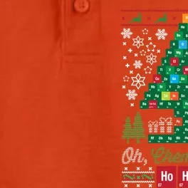 Oh Chemist Tree Merry Christmas Ugly Sweatshirt Dry Zone Grid Performance Polo