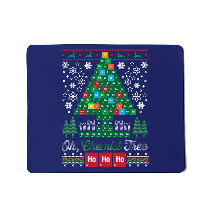 Oh Chemist Tree Merry Christmas Ugly Sweatshirt Mousepad