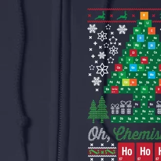 Oh Chemist Tree Merry Christmas Ugly Sweatshirt Full Zip Hoodie