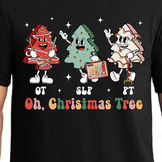 Oh Christmas Tree Slp Ot Pt Therapy Team Tree Cakes Xmas Pajama Set