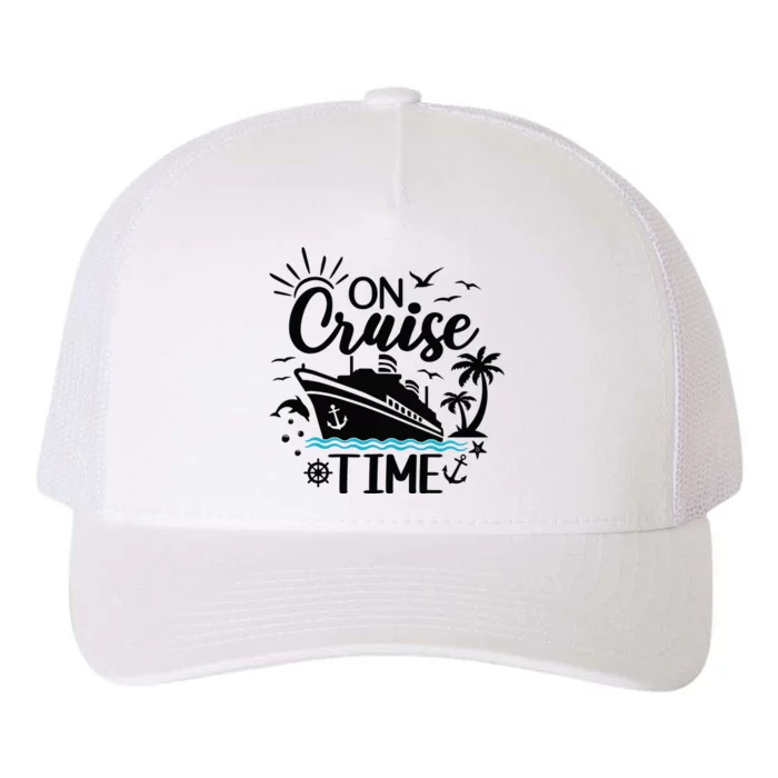 On Cruise Time Yupoong Adult 5-Panel Trucker Hat