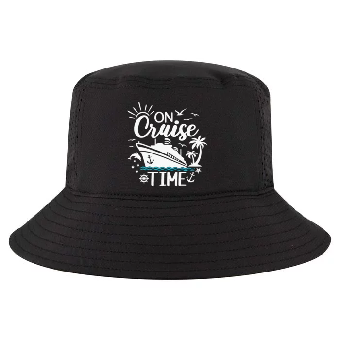 On Cruise Time White Cool Comfort Performance Bucket Hat