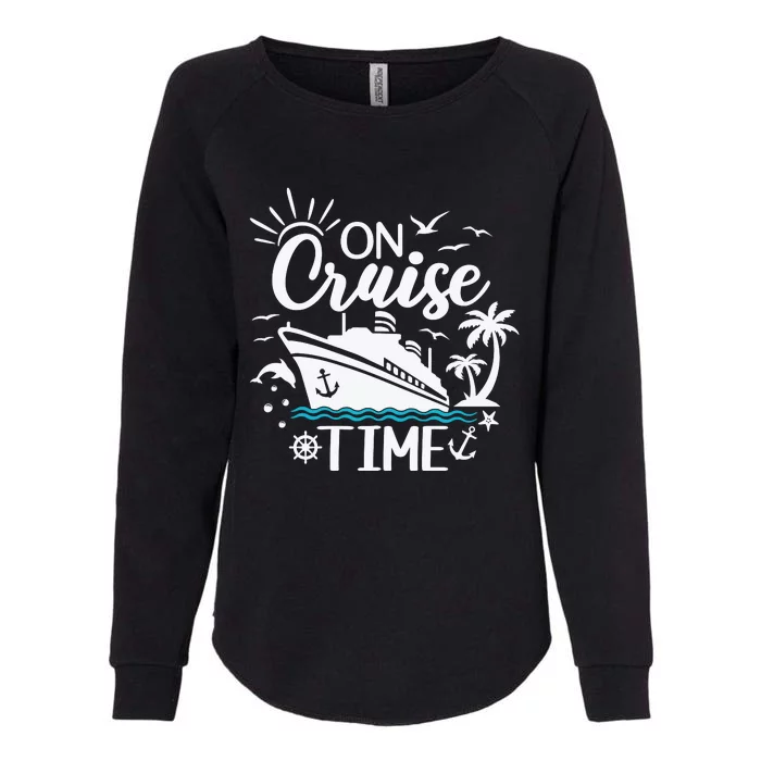 On Cruise Time White Womens California Wash Sweatshirt