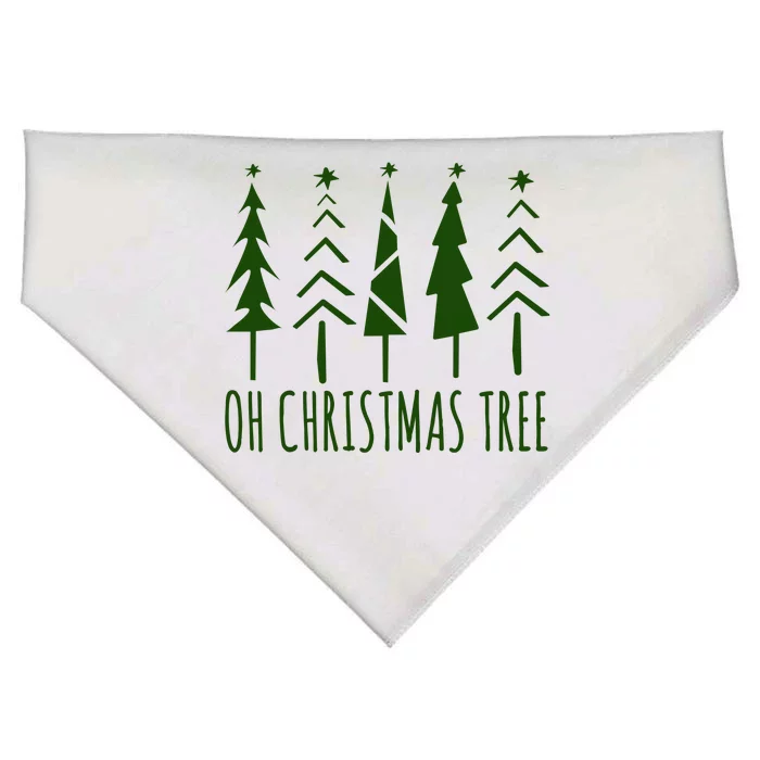 Oh Christmas Tree Festive Holiday USA-Made Doggie Bandana