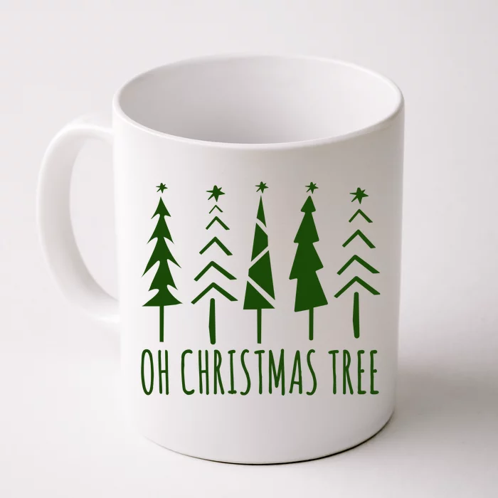 Oh Christmas Tree Festive Holiday Front & Back Coffee Mug