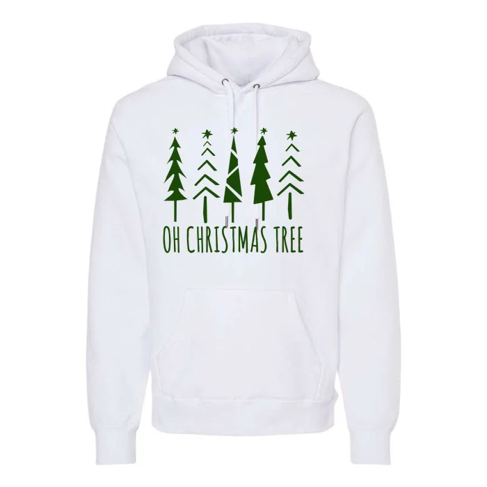 Oh Christmas Tree Festive Holiday Premium Hoodie