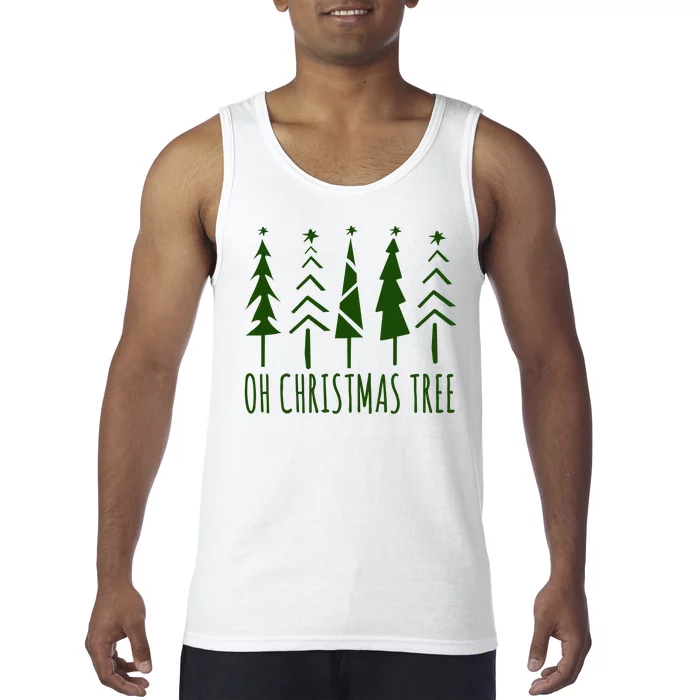 Oh Christmas Tree Festive Holiday Tank Top