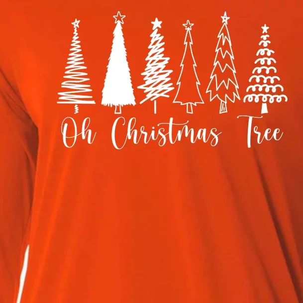 Oh Christmas Tree Holiday Cooling Performance Long Sleeve Crew