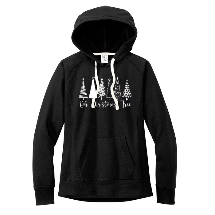 Oh Christmas Tree Holiday Women's Fleece Hoodie