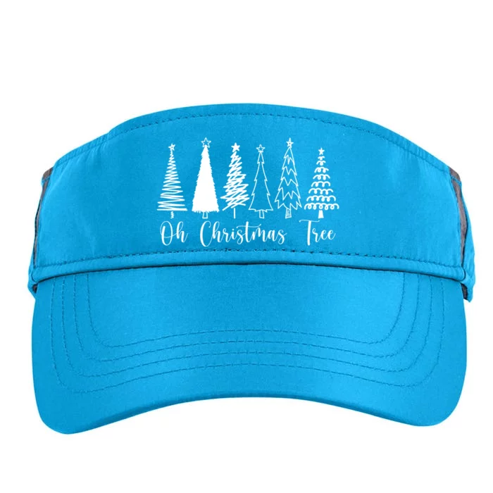 Oh Christmas Tree Holiday Adult Drive Performance Visor