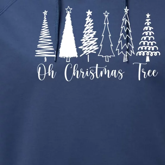 Oh Christmas Tree Holiday Performance Fleece Hoodie