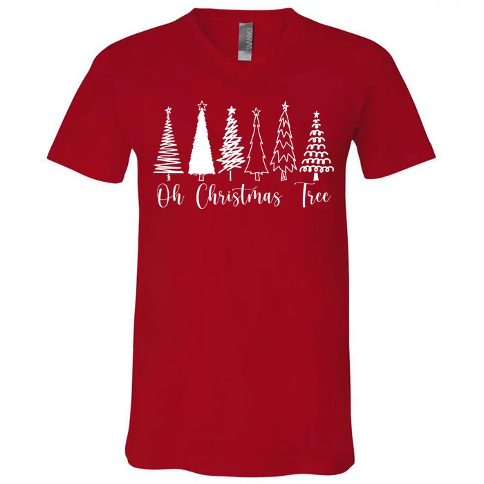 Oh Christmas Tree Holiday V-Neck T-Shirt