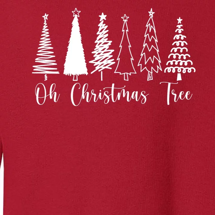 Oh Christmas Tree Holiday Toddler Sweatshirt