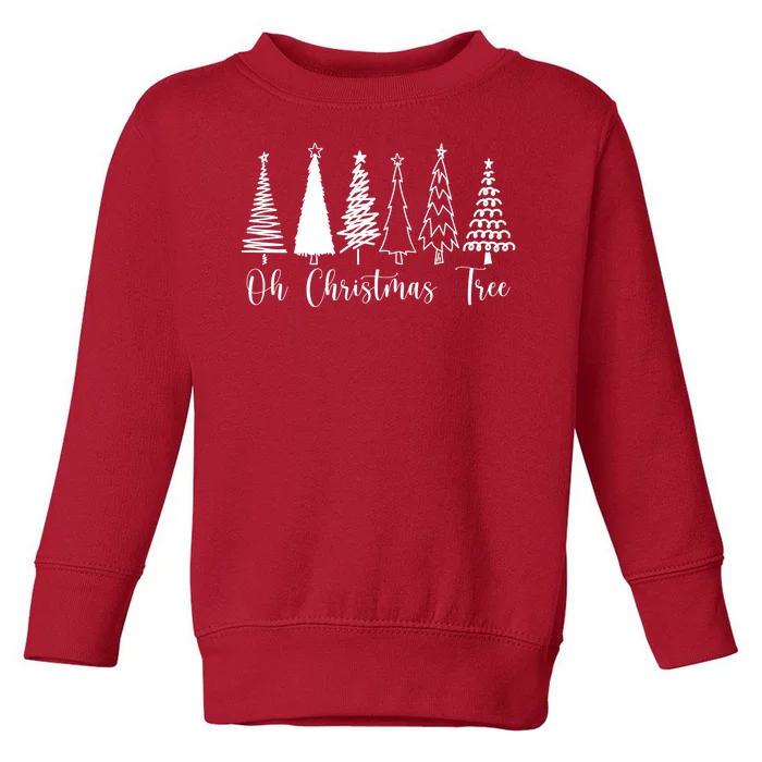 Oh Christmas Tree Holiday Toddler Sweatshirt