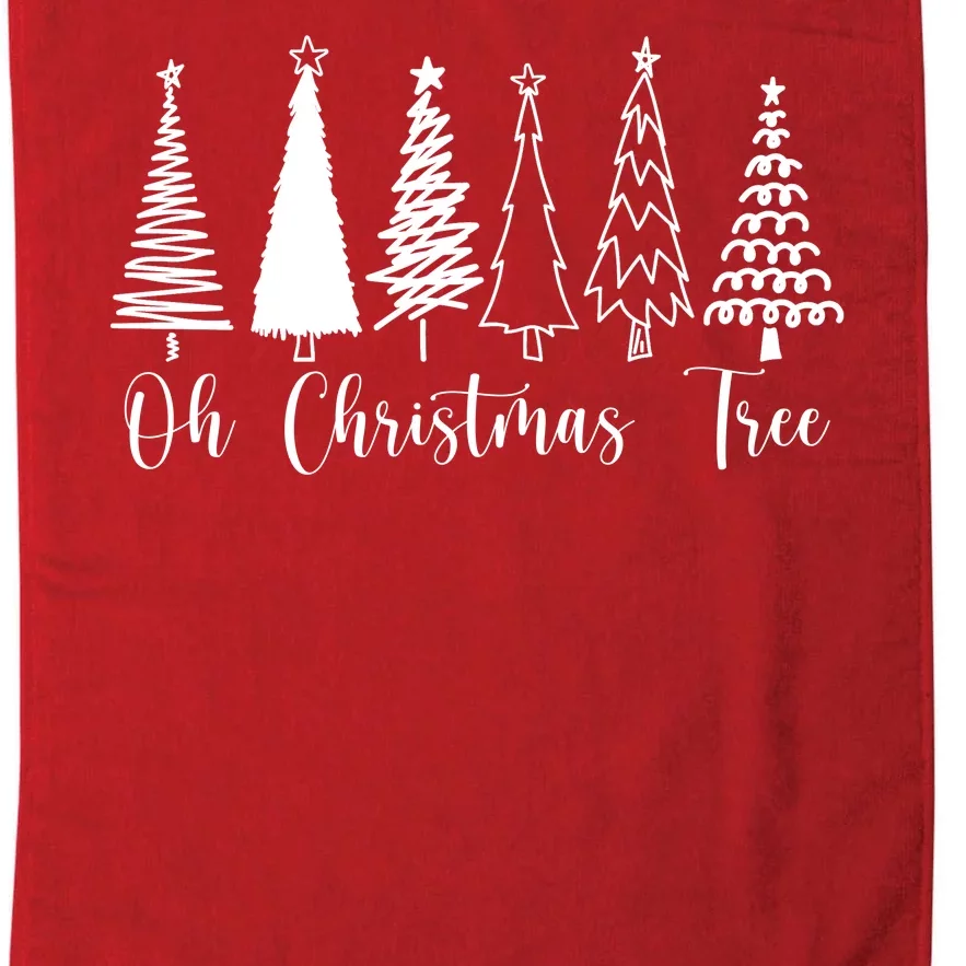 Oh Christmas Tree Holiday Platinum Collection Golf Towel