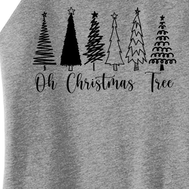 Oh Christmas Tree Holiday Women’s Perfect Tri Rocker Tank