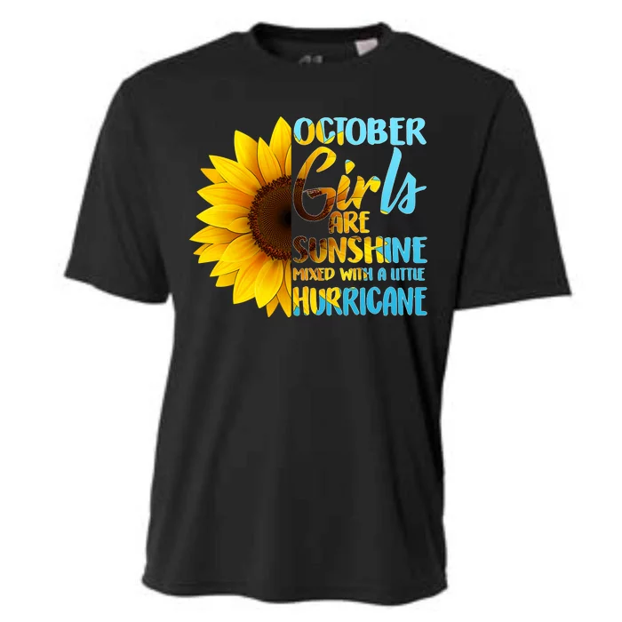 October Girls Sunflower Cooling Performance Crew T-Shirt