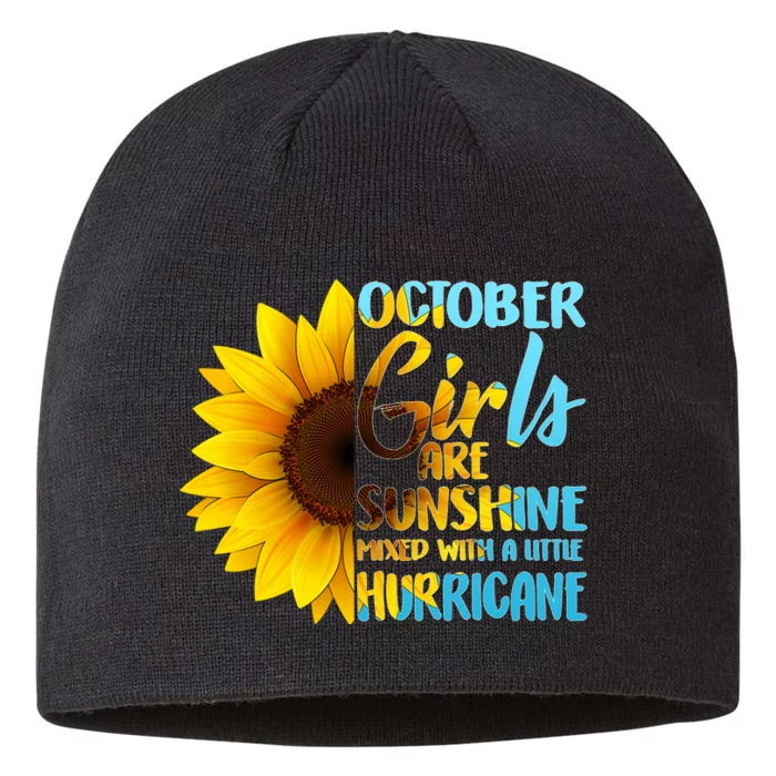 October Girls Sunflower 8 1/2in Sustainable Knit Beanie