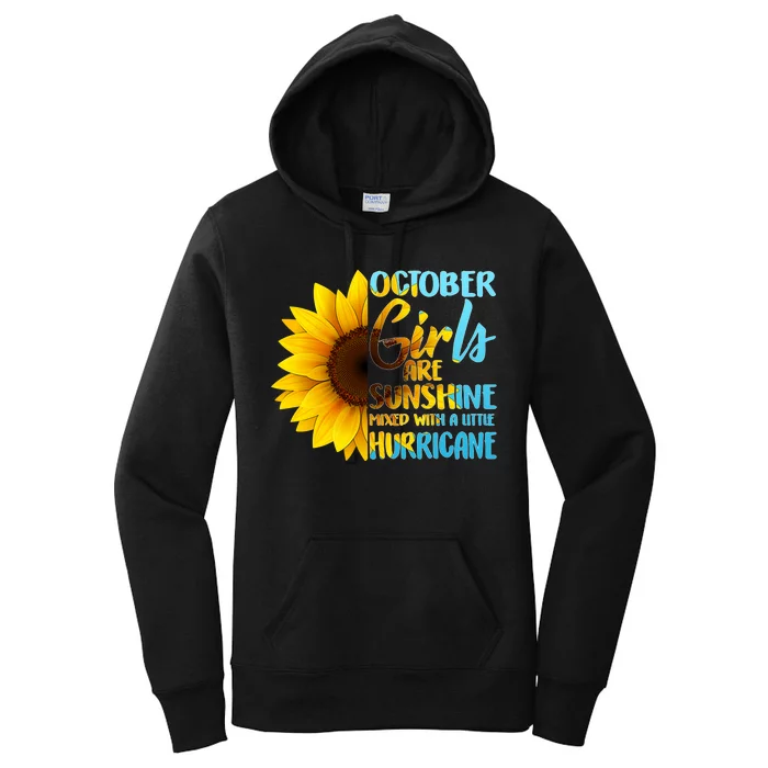 October Girls Sunflower Women's Pullover Hoodie