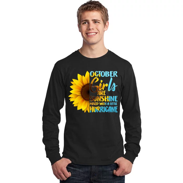 October Girls Sunflower Tall Long Sleeve T-Shirt