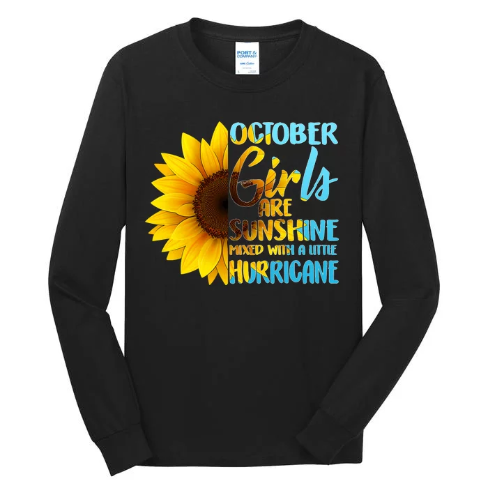 October Girls Sunflower Tall Long Sleeve T-Shirt